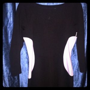 Black & white body dress